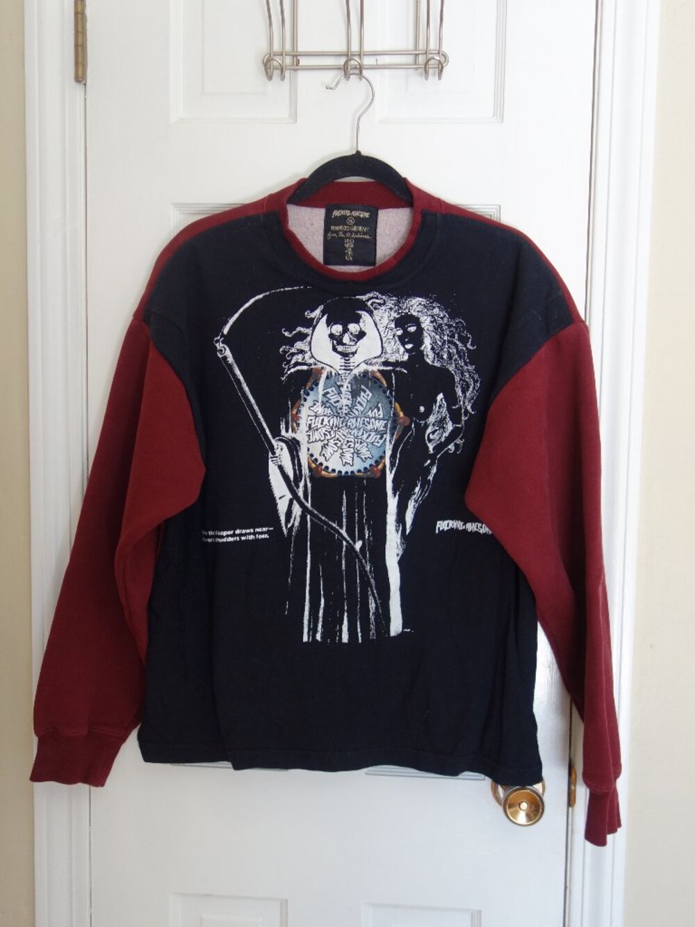 FuckingAwesome FA Reworked Garment Reaper 2 Layer Sweatshirt – XL
